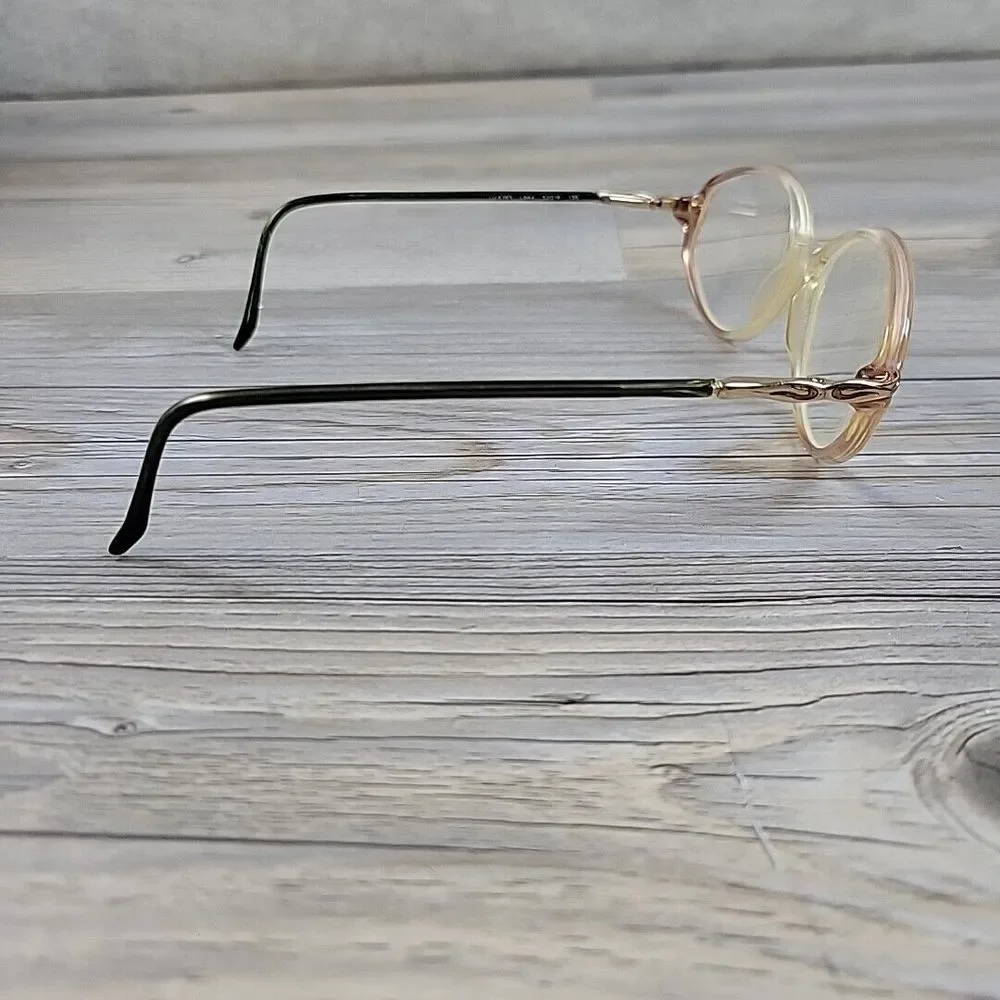 Vintage Luxottica Eyeglasses LU4283‎ L944 Frames Only 52-16 135 Oval Full Rim